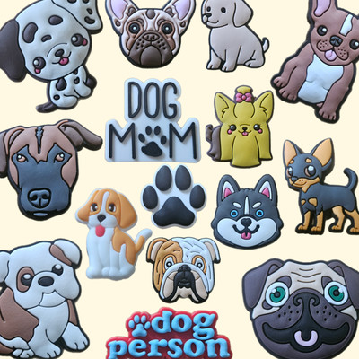 Hund Welpe Tier Haustier Schuh Kroko Charms für Clogs SCHNELLE LIEFERUNG Geburtstagsgeschenk