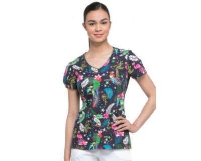 Scrubs Dickies Women's V-Neck Top DK700 LOSQ Size L