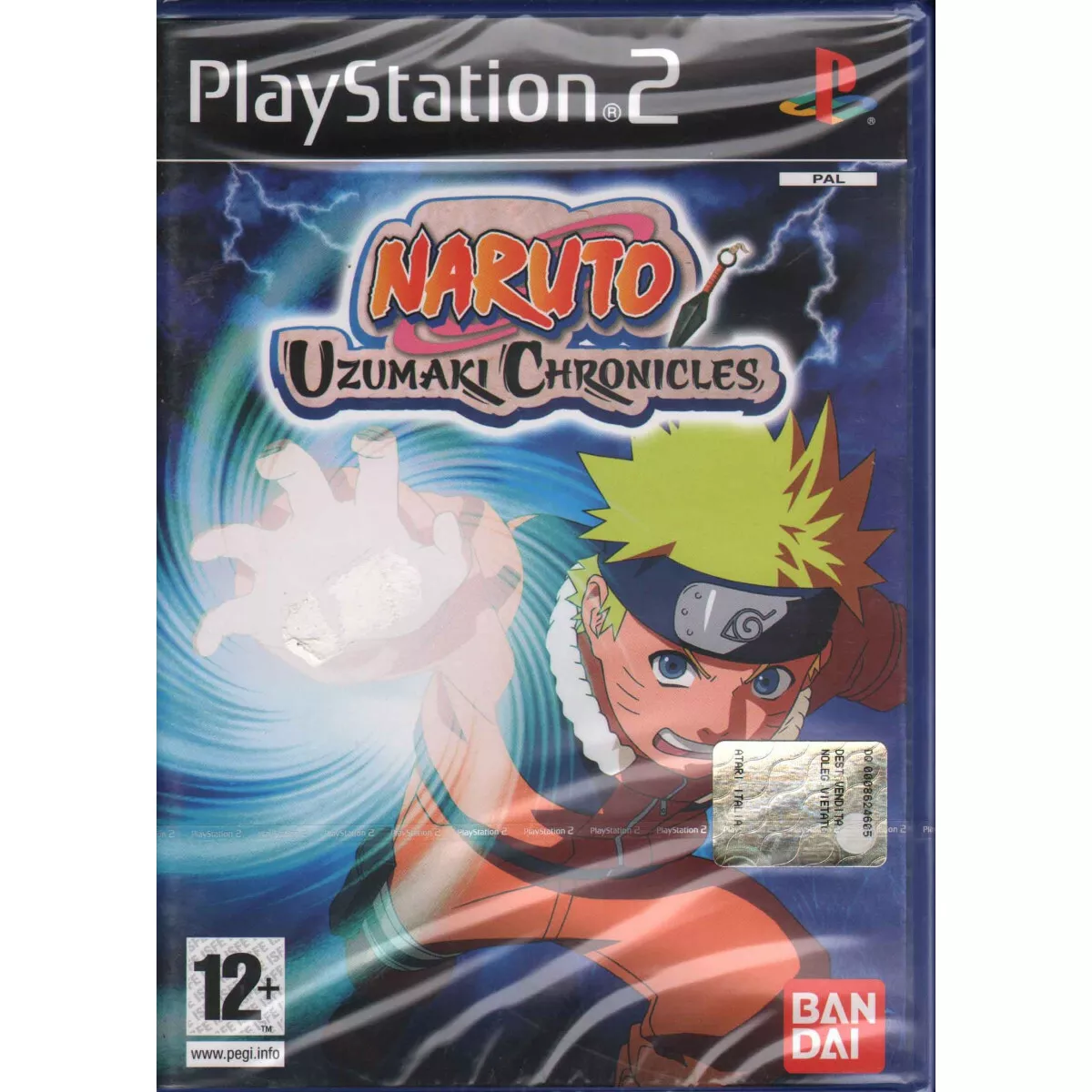 Naruto Uzumaki Chronicles Video Game PLAYSTATION 2 PS2 Sealed