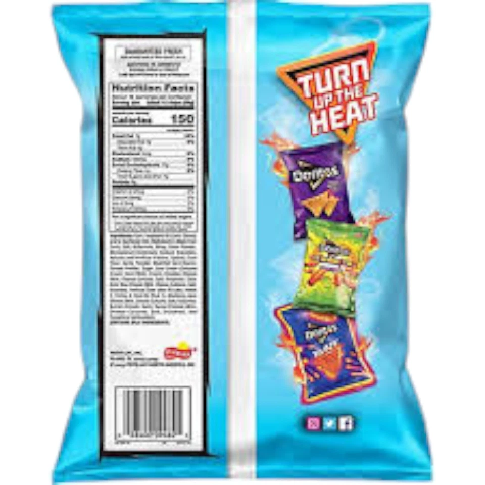 Paquete de 2 chips de tortilla Doritos Blazin Buffalo & Ranch 9,25 oz Foto 3 de 4