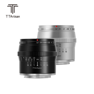 TTArtisan 50mm F1.2 APS-C MF Lens For Nikon Sony Fuji Leica L M4/3 Canon RF EF-M