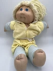 vintage cabbage patch doll blonde hair blue eyes With Dimples Cute