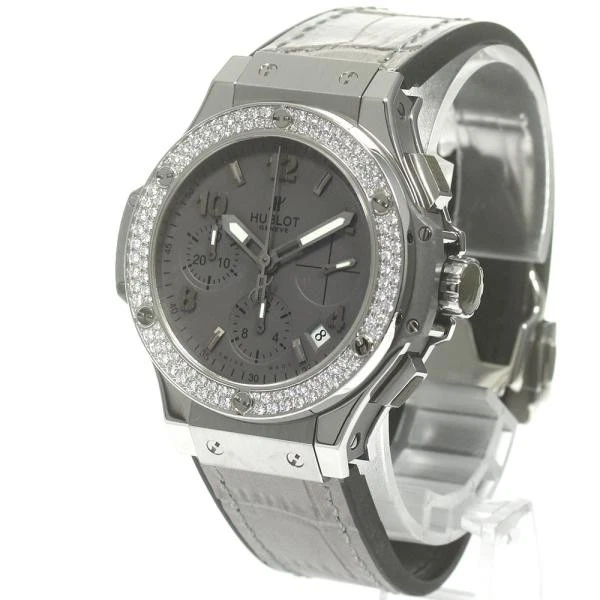 Hublot — Hublot Big Bang Earl Grey 342.ST.5010.LR.1104 44mm SS Gray Dial Watch #C1642