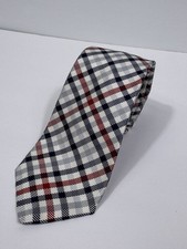 BROOKS BROTHERS Black Fleece Silk Tie 2.75  Men's 57  NWT Slim Red Black Plaid