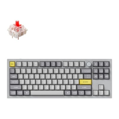 Q3 Wired Custom Mechanical Keyboard Knob Version, TKL Tenkeyless QMK/VIA Prog...