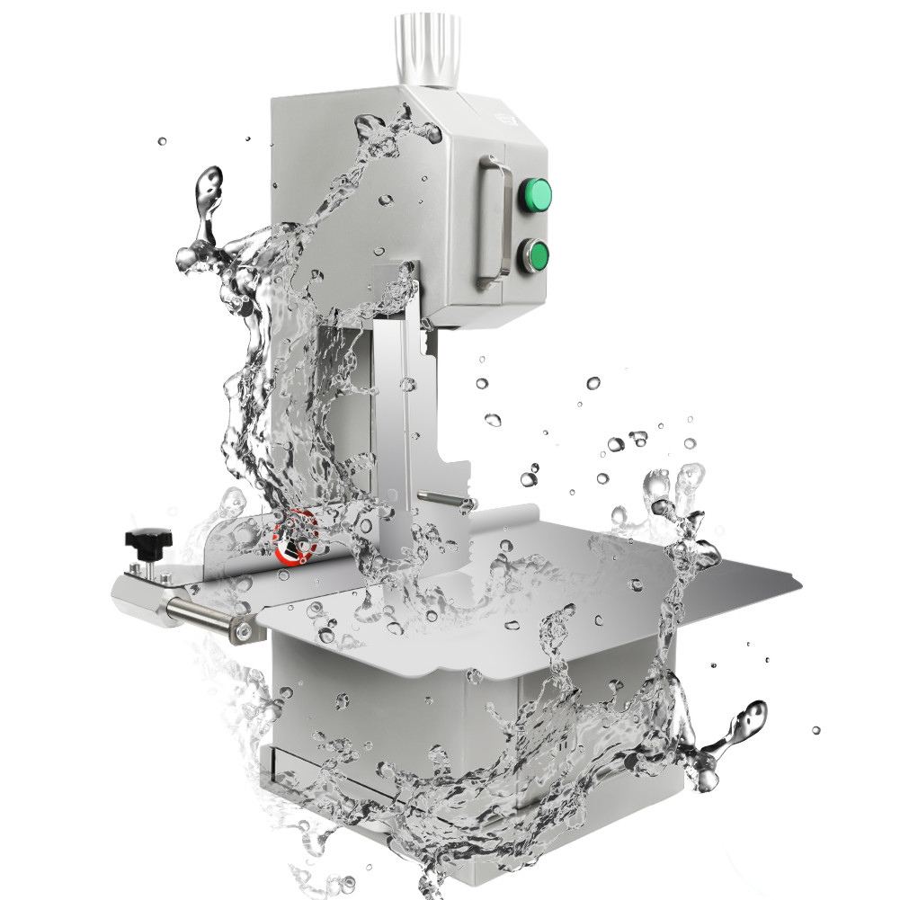 Heavy Duty Frozen Meat Cutting Machine Bone Cutter w/ 6 Sawing Blade Commercial
