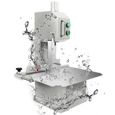 Heavy Duty Frozen Meat Cutting Machine Bone Cutter w/ 6 Sawing Blade Commercial