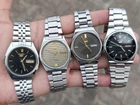 Lot of 4 Vintage Seiko 5 Automatic Day-Date SS Men's Japanese Wristwatch Working