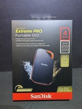 SanDisk 4TB Extreme PRO External Solid State Drive Black