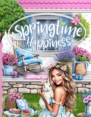 Springtime Happiness Cut and Collage Ephemera Book: High-quality Images of refre