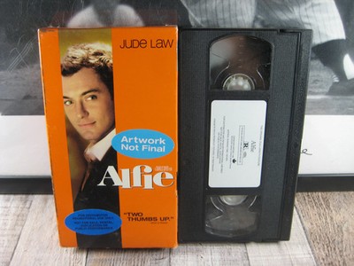 Alfie VHS Screener Paramount 2004 Jude Law Charles Shyer Comedy Promotional Law