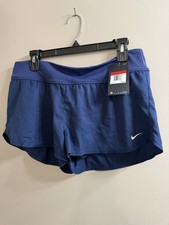 NIKE Women's Element Swimming SWIM Boardshorts NWT Midnight Navy SIZE: Large