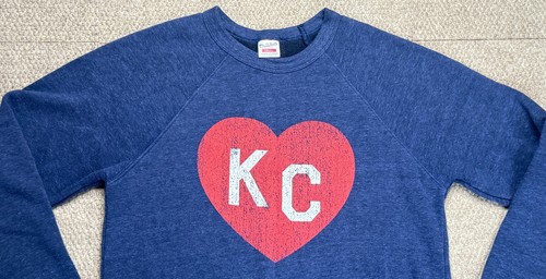 Charlie Hustle Women's Kansas City Sweatshirt Size Small - Picture 2 of 7