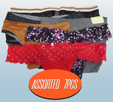 VICTORIA'S SECRET PINK PANTIES ASSORTED STYLES NWT SIZE: M 7PCS SET