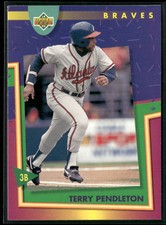 1993 Upper Deck Fun Pack #66 Terry Pendleton Atlanta Braves
