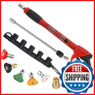 #ad Tool Daily Deluxe Pressure Washer Gun Wand 5 Nozzle Tips M22 40 In 5000 PSI $52.27