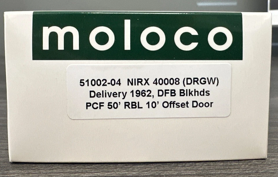 Moloco HO RTR #51002-04 OCF 50’ RBL 10’ Offset Door NIB - Image 2 of 3