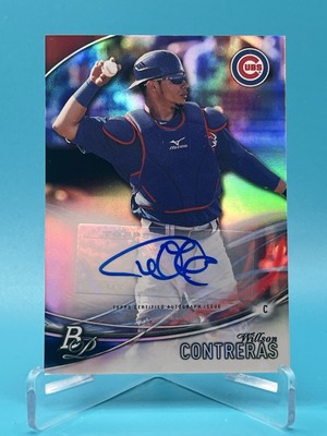 2016 Bowman Platinum Top Prospects Willson Contreras #TPA-WC Rookie Auto RC