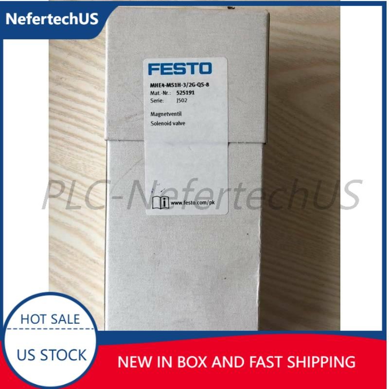 1PCS Festo MHE4-MS1H-3/2G-QS-8 525191 Double solenoid valve