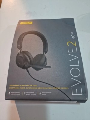 Jabra Evolve2 40 Se, Ms Stereo Corded Computer Headset Usb-A 24189-999-999 Neu
