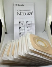 10 ConvaTec 125273 Natura 1 3/4 Sur-Fit Ostomy 45mm Barrier Stomahesive Flexible