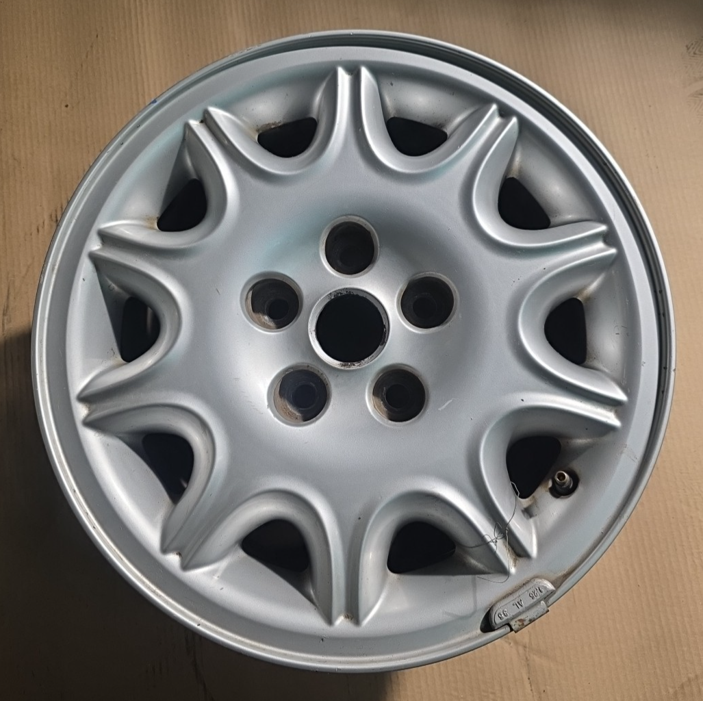 1998-1999 Jaguar XJ8 16x7 Silver Grey 10 Spoke Alloy Wheel Rim OEM
