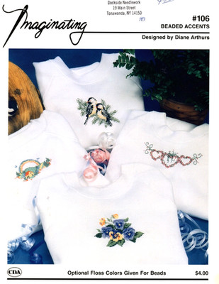 BEADED ACCENTS, Imaginating Cross Stitch Pattern 106