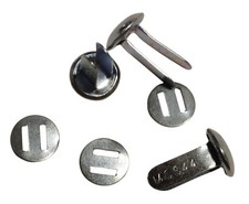 Stahlhelmsplinte Stahlhelm Nieten Helmnieten Helmsplinte 3 St&uuml;ck aus Stahl