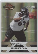 2010 Panini Threads Rookie Gold Century Proof /100 Terrence Cody #288 2t9