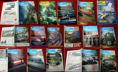 CHOICE vintage 1952-1978 MODEL RAILROADER layout~car~engine plans track scenery