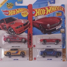 Hot Wheels BMW Lot of 4 E36 M3 Race BMW 507 BMW 2002 Set New on Card