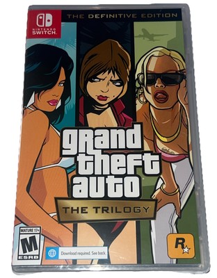 Grand Theft Auto: The Trilogy The Definitive Edition (Nintendo Switch) Brand NEW