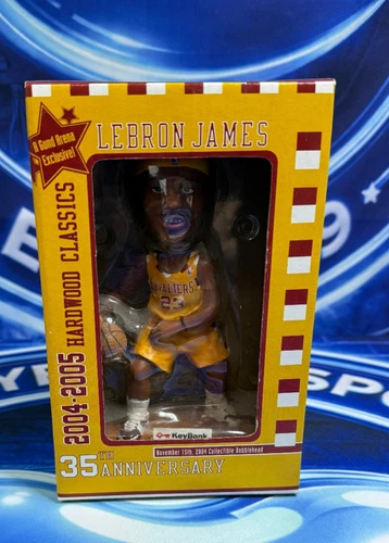 LeBron James Hardwood Classics Limited Edition Gund Arena NBA Bobblehead 2004