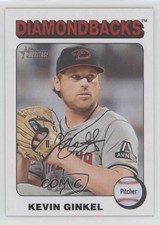 2024 Topps Heritage High Number White Border Kevin Ginkel #681 1g40