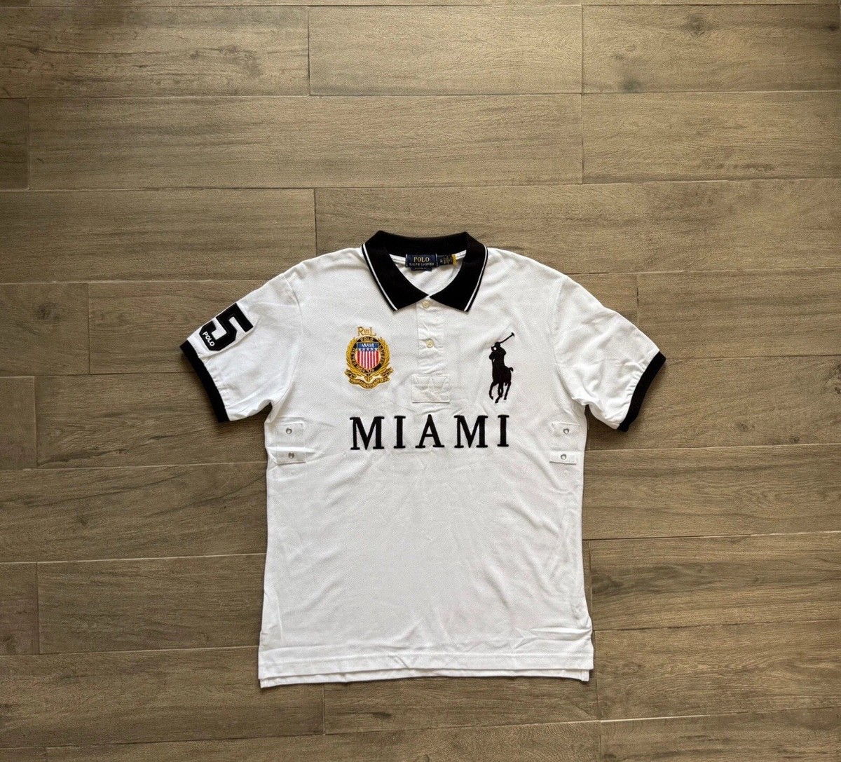 Polo Ralph Lauren Miami And Japan Polo Shirt Chief Keef Size L X2