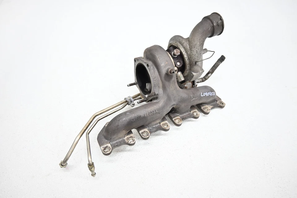 ⭐ 10-16 Porsche Panamera левая сторона турбонагнетатель выпускной коллектор в сборе оригинальный - Изображение 2 из 4