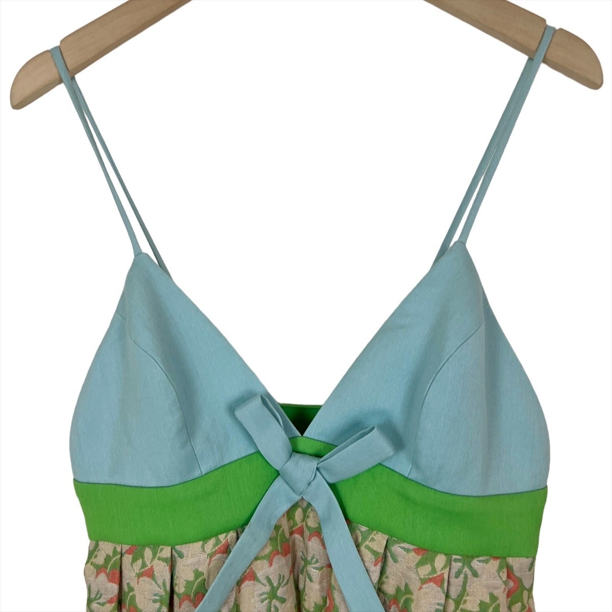 Anthropologie Lauren Moffatt Sleeveless Babydoll Dress Size 2 View 3
