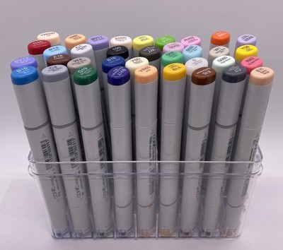 Copic Sketch Marker Set Assorted Colors - 36 Piece Set **READ**