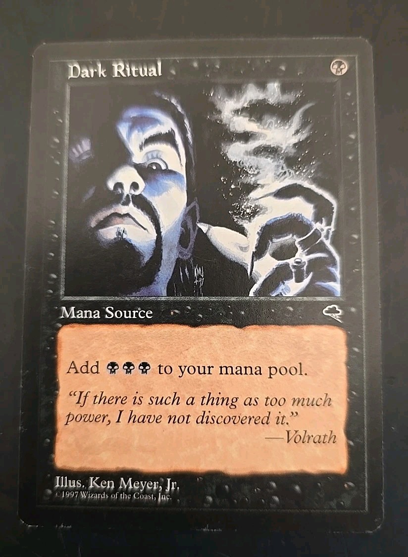 Dark Ritual Tempest MTG Regular Lightly Played