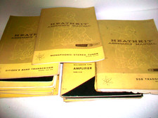 LOT OF 28 HEATHKIT ASSEMBLY MANUELS