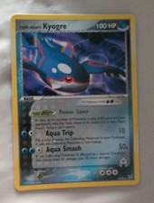 2004 Pokemon EX Team Magma vs Team Aqua Team Aqua's Kyogre 3/95 Non-Holo LP
