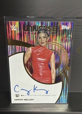 2025 Topps Universe WWE - Universe Autographs Cathy Kelley #UNA-CKE (AU)