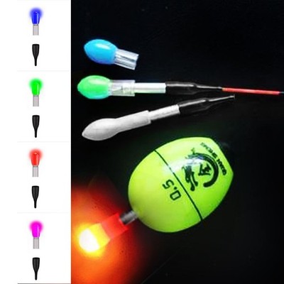 2 * Fish Float Light Fischschwimmerlicht Schwimmerrücklicht Nagelneu Bunt