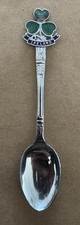 Vintage Ireland Souvenir Collector's Spoon St Patrick's Day Shamrocks GC