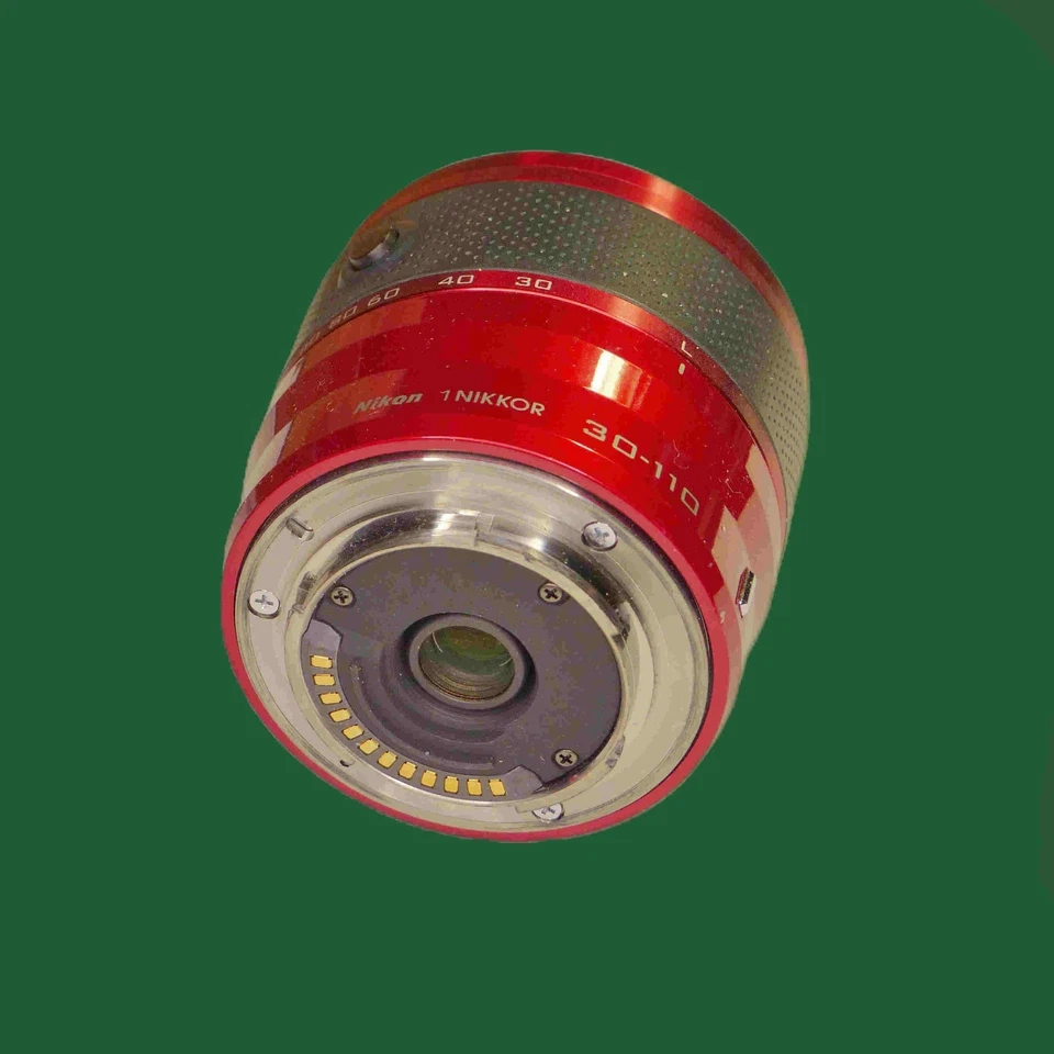 Nikon 1 J1 10.1MP Digital Camera -Red (w/ VR 10-30mm, 30-110mm Lenses, oem bag,) - Image 4 of 4