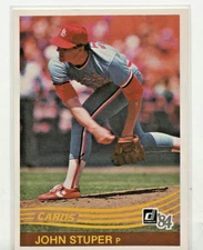 1984 Donruss MLB Baseball #412 John Stuper St. Louis Cardinals
