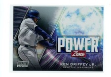 2020 Topps Stadium Club Chrome - Power Zone Ken Griffey Jr #PZ-25 Refractor