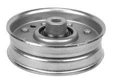 Flat Idler Pulley for Scag 483173, 3-3/4" OD, 3/8" ID, 1-1/4" Height