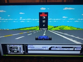 Al Unser Turbo Racing Nintendo NES Game Cartridge Tested 
