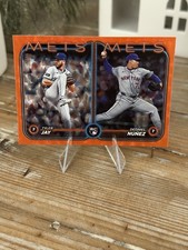 2024 Topps Update US82 Rookie Combo Dedniel Nunez Tyler Jay Orange Foil /299